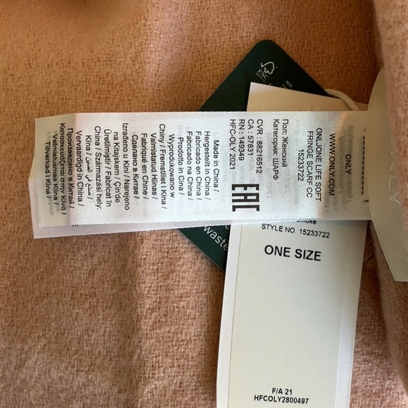 Smokey rose super soft scarf by Only- new with tags - Picture 3 of 7